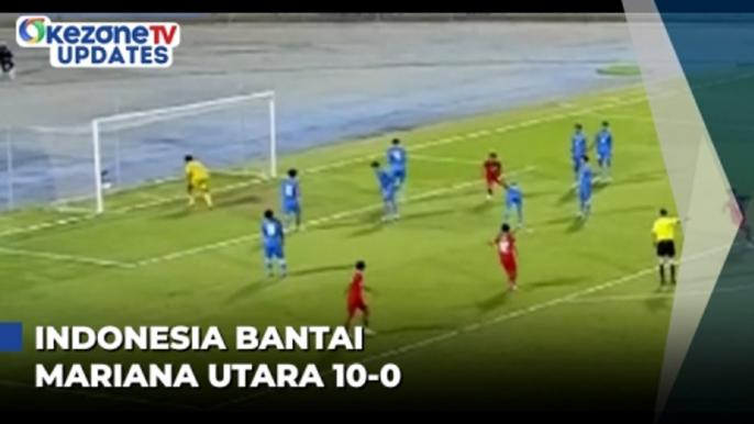 Hasil Kualifikasi Piala Asia U-17: Indonesia Bantai Mariana Utara 10-0