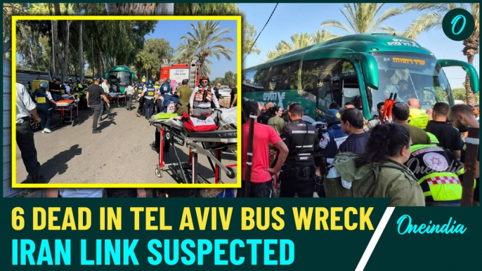 BREAKING: Fatal Bus Crash In Tel Aviv, 6 Dead, 50+ Injured, Iranian Connection Behind Attack?| Video