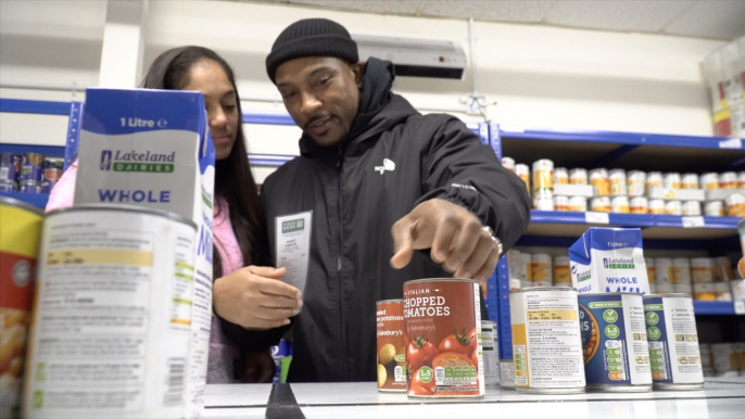 Netflix star Ashley Walters helps Canterbury Food Bank face increase in demand