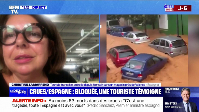 "C'était l'apocalypse": le témoignage de cette Française coincée dans un magasin en Espagne à cause des crues éclairs