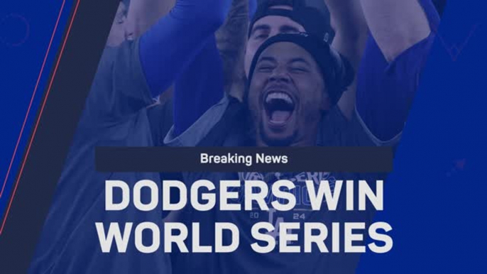 Breaking News - Dodgers beat Yankees to claim eighth World Series title