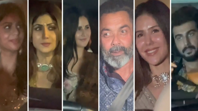 Katrina Kaif, Suhana Khan, Bobby Deol, Sonam Bajwa & Others Attend Siddharth Anand's Starry Diwali