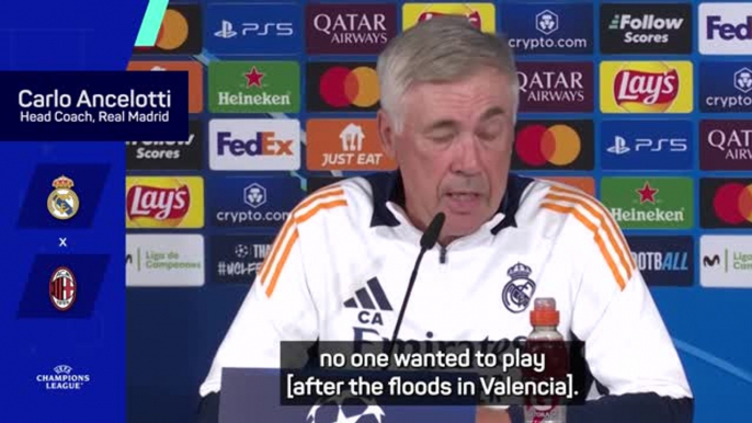 LaLiga should have been postponed after floods - Ancelotti