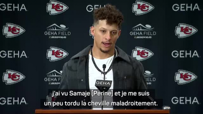 Chiefs - Grosse frayeur pour Patrick Mahomes