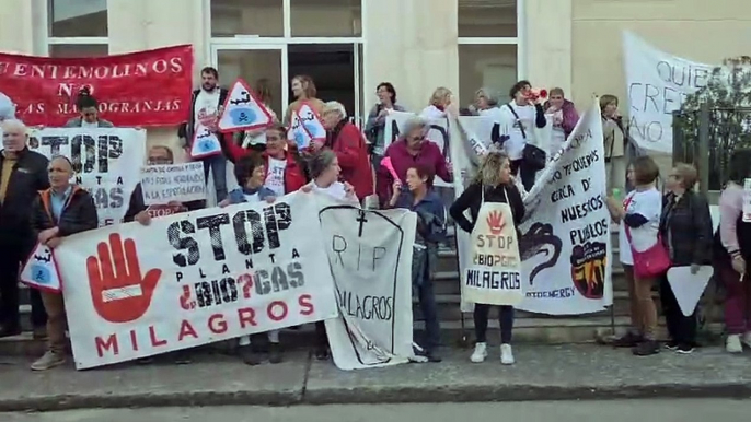 Contra la planta de biogás de Milagros