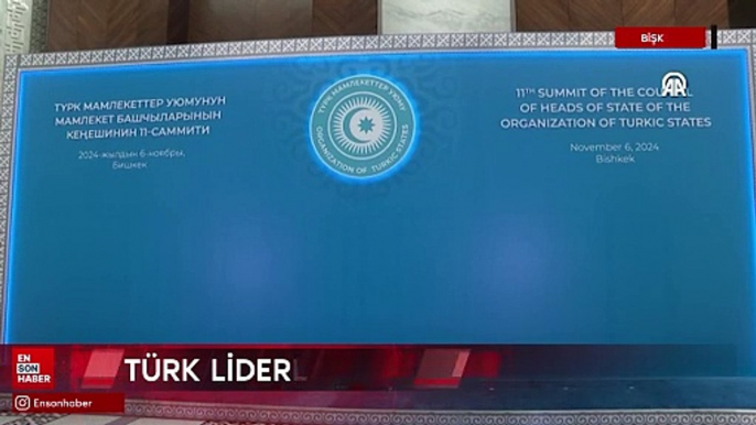 Türk Devletleri Teşkilatı Devlet Başkanları Konseyi 11. Zirvesi başladı