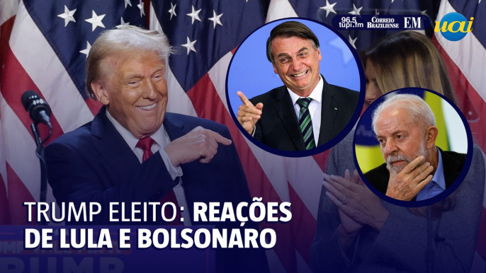 Eleições EUA: Lula e Bolsonaro reagem à vitória de Trump