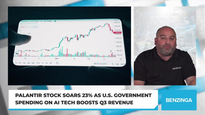 Palantir Stock Soars 23% As U.S. Government Spending on AI Tech Boosts Q3 Revenue