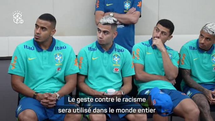 Brésil - "Unis contre le racisme", le message fort de la Seleçao