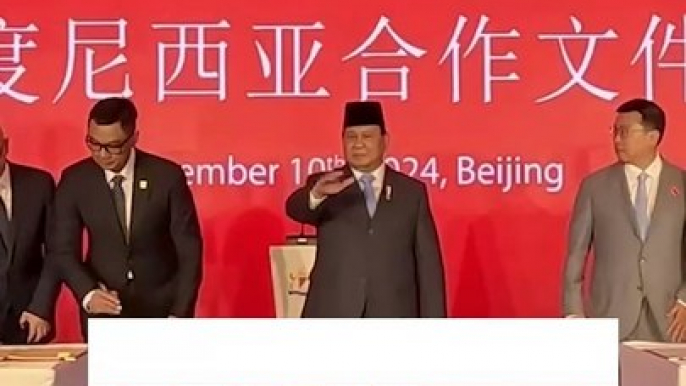 Prabowo di Hadapan Pebisnis China Kolaborasi adalah Jalan Perdamaian, Bukan Konfrontasi