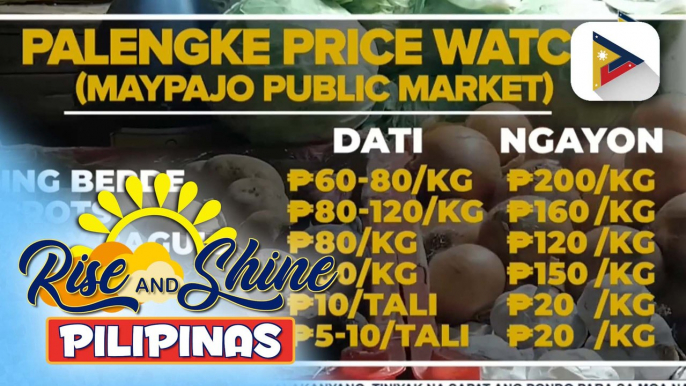 Ilang bilihin sa Maypajo Market sa Caloocan, nagtaas dahil sa mga bagyo nitong nagdaang linggo