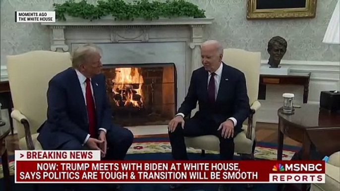 États-Unis: Donald Trump est reçu par Joe Biden à la Maison Blanche - Donald Trump assure que la transition sera "la plus fluide qui soit"