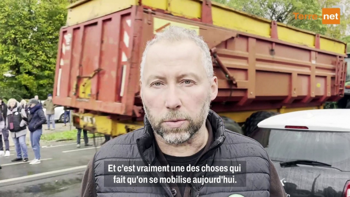 Mobilisation des agriculteurs : interview de Régis Desrumaux, président de la FDSEA de l'Oise