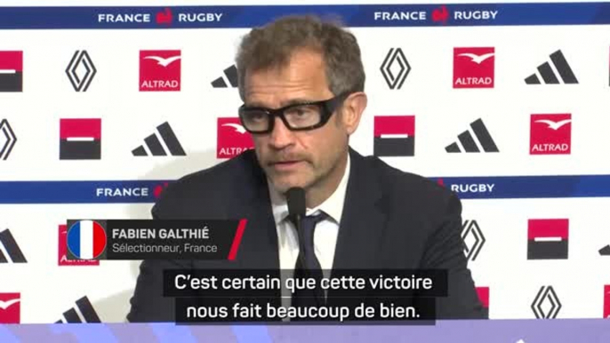 Bleus - Galthié : "Une grande satisfaction"