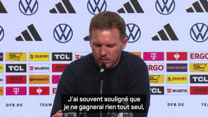 Allemagne - Nagelsmann : "Je ne suis pas le sauveur du foot allemand"