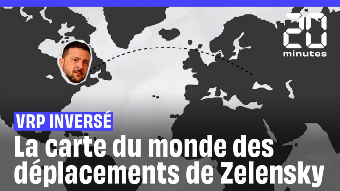 1.000 jours de guerre en Ukraine : le tour du monde des visites internationales de Zelensky