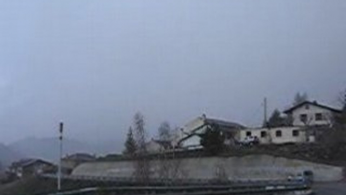 Orage + Tempète porté puymorens melange de grêle & neige