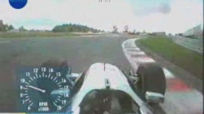 F1 - Mika Hakkinen Passes Michael Schumacher At Spa 2000