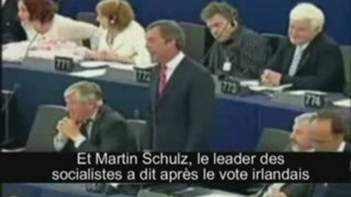 Nigel Farage au Parlement Européen