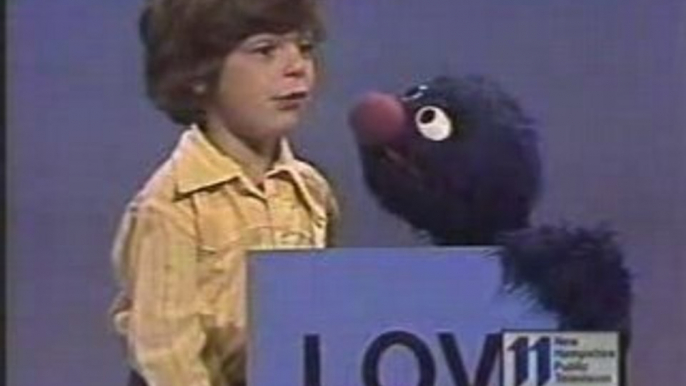 Classic Sesame Street - Grover and Chris talk about LOVE