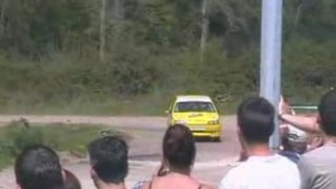 Damien Defert au rallye Dijon Côte d'Or 2008