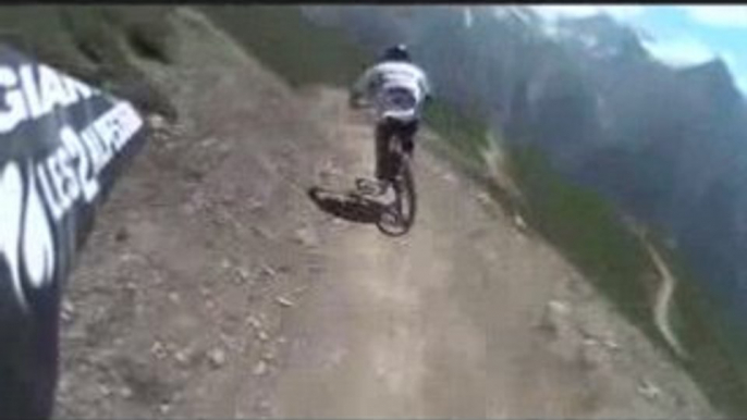 Les 2 Alpes : Piste de descente VTT du Diable