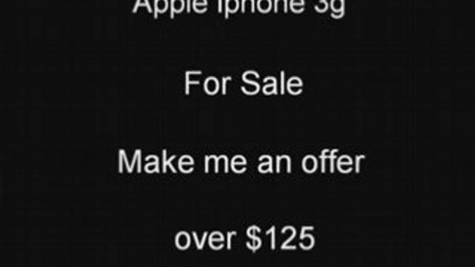 Iphone 3G for Sale Apple Iphone Unlocked Iphone Unlock Apps