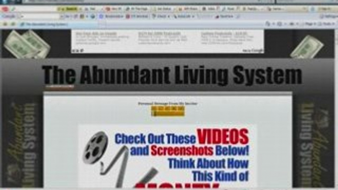 Custom Abundant Living System Site!  ALS Cash Gifting