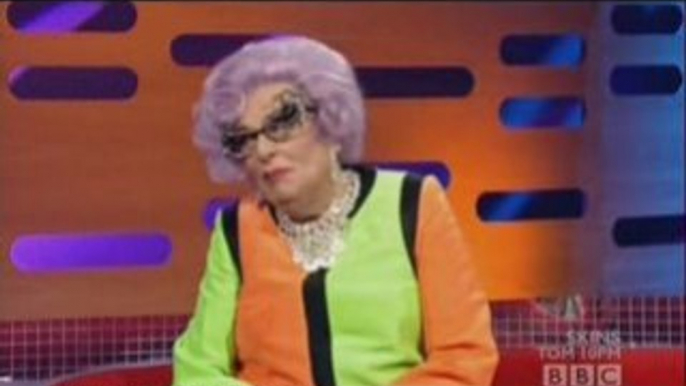 Dame Edna Evers Comments on John Barrowman