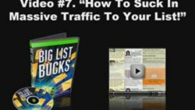 Building A Big List Fast Is Easy with Big List Bucks