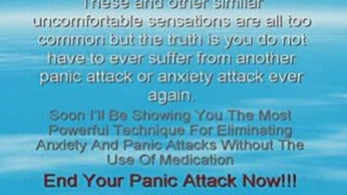 Stop Panic Attacks Without Medication