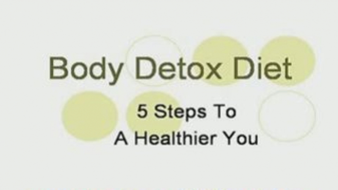 Alkaline diets as safe detox diet for a body detox program.