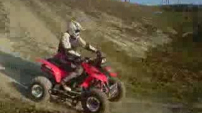 balade quad kfx trx  3janvier