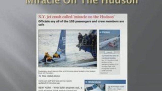 Hudson River Plane Crash - An American Hero - Pilot Sully