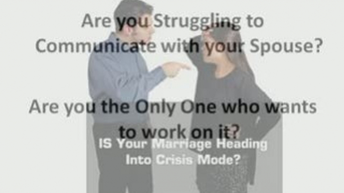 Saving a Marriage: Relationship Help