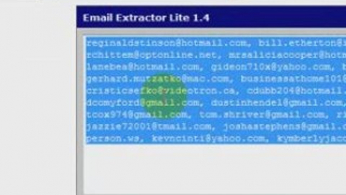 How to use email extractor tool